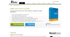 Desktop Screenshot of osttopstconverter.stellarservertools.com